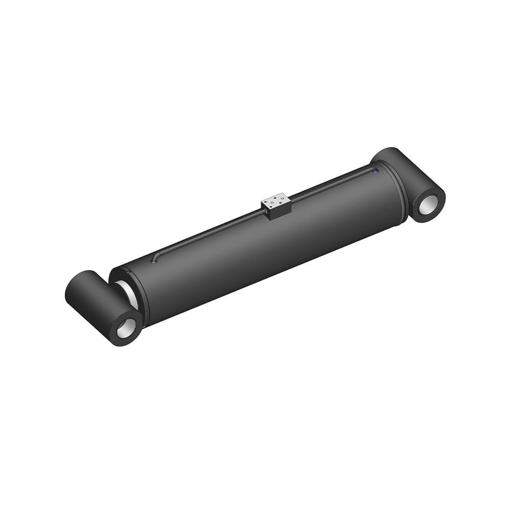 Cylindre de luffing hydraulique monté sur camion